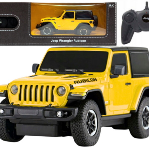 Terénní autíčko JEEP Wrangler JL Rubicon na dálkové ovládání RC 1:24 žluté