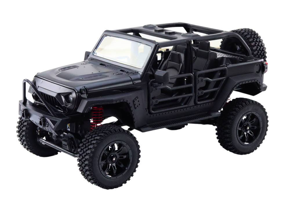 Terénní autíčko Off-road na dálkové ovládání RC 4x4 černé - Obrázek 2