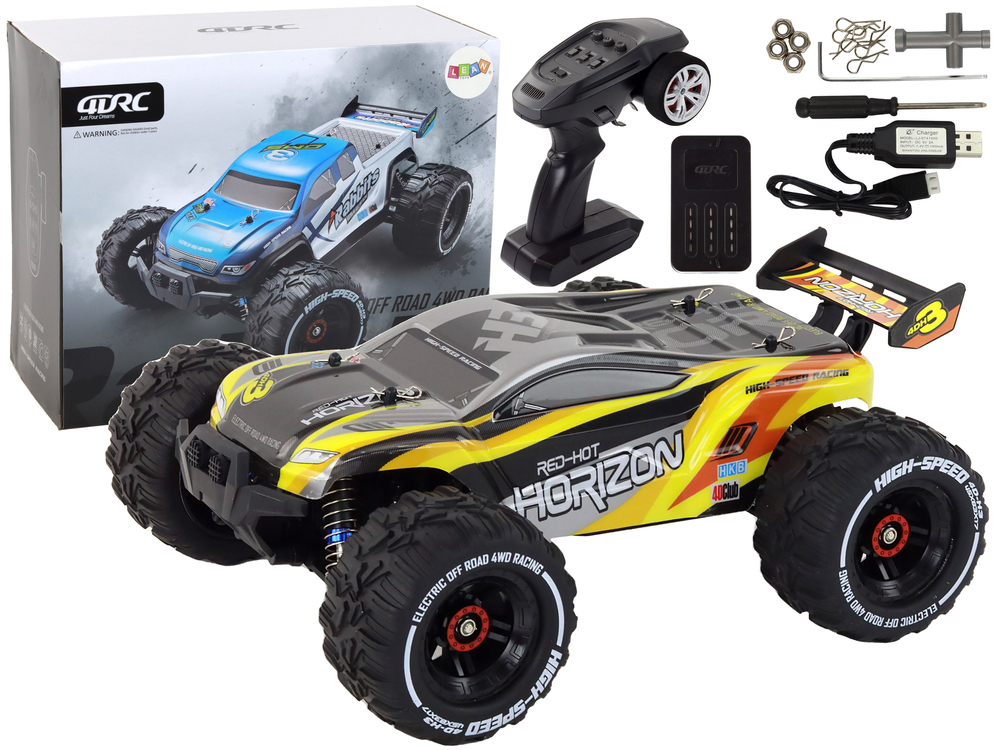 Terénní autíčko Rabbits na dálkové ovládání RC 4x4 žluté