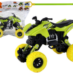 Terénní autíčko s tlačnou tyčí Quad XC zelené