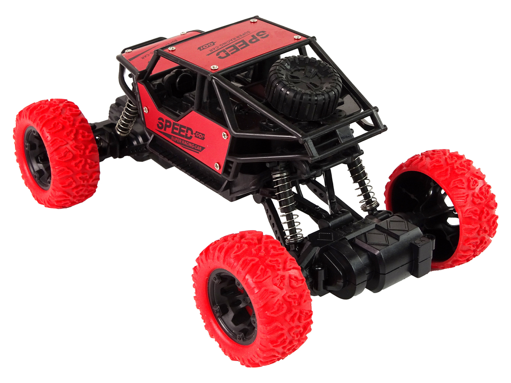 Terénní auto na dálkové ovládání R/C 1:18 červené - Obrázek 2