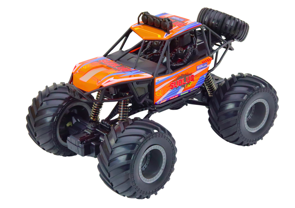 Terénní auto na dálkové ovládání R/C 1:8 oranžové - Obrázek 2