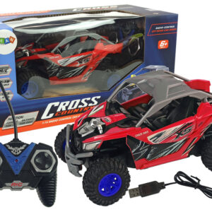 Terénní auto na dálkové ovládání R/C Cross Country 27 MHz červené