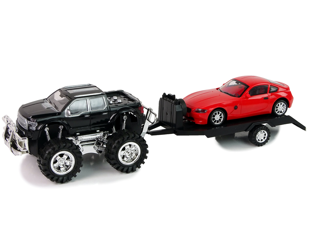 Terénní auto s přívěsem a autíčkem - Obrázek 2