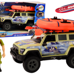 Terénní automobil s příslušenstvím - surf