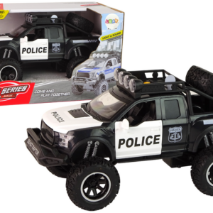 Terénní vozidlo Raptor Policie černé s otevíracími dveřmi