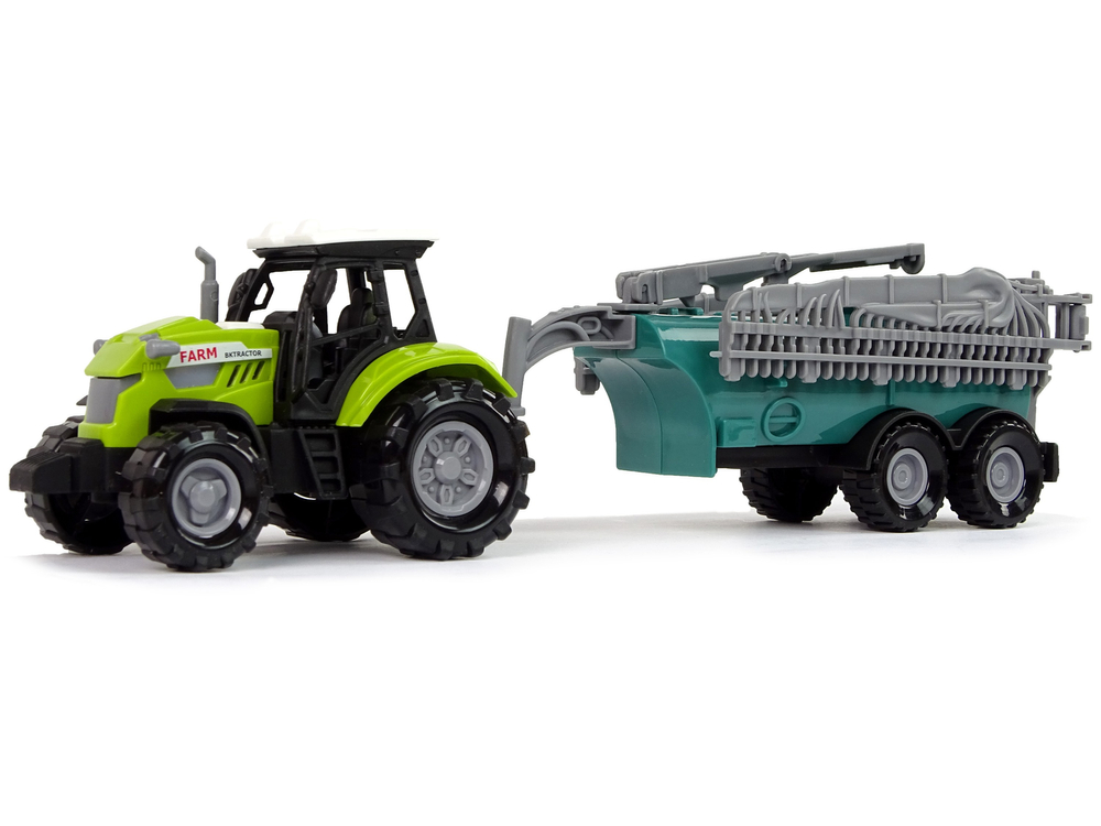 Traktor s postřikovačem zelený - Obrázek 2