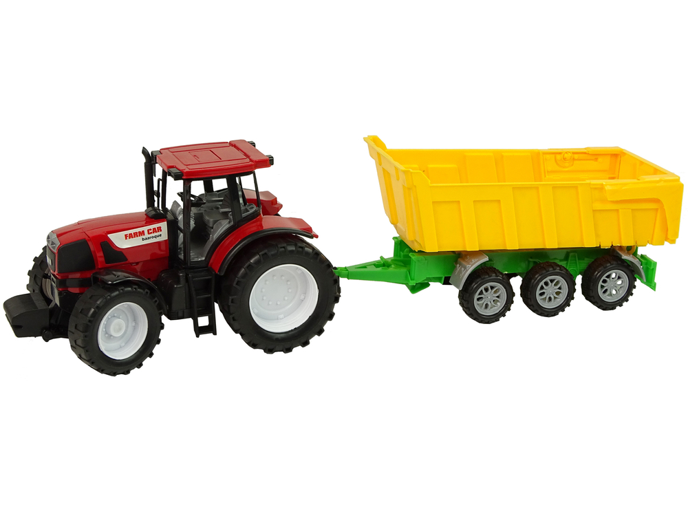 Traktor s přívěsem 50 cm červený - Obrázek 2