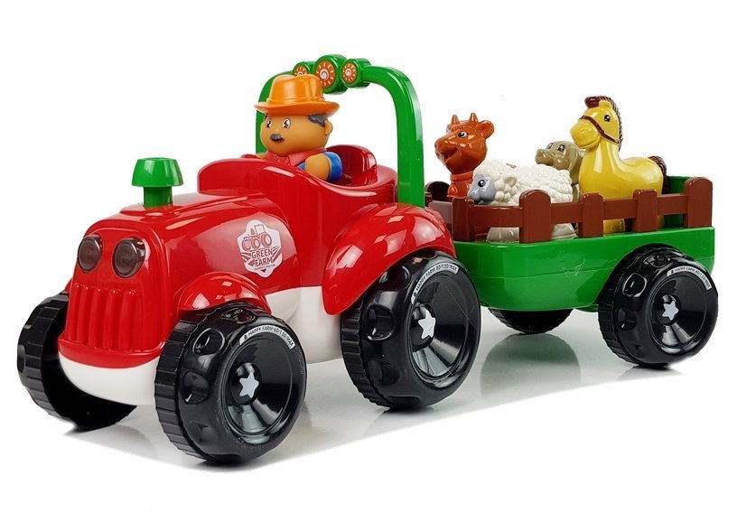 Traktor s přívěsem a zvířátky - Obrázek 2