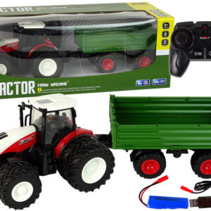 Traktor s přívěsem na dálkové ovládání 1:24