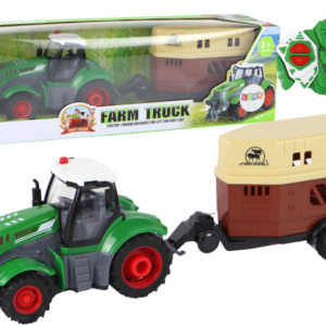 Traktor s přívěsem na dálkové ovládání R/C 1:24