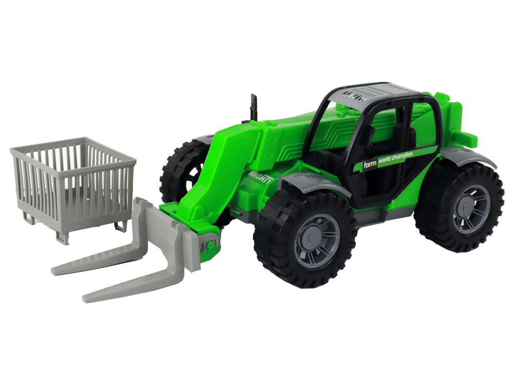 Traktor s vyměnitelnými nástavci zelený - Obrázek 2