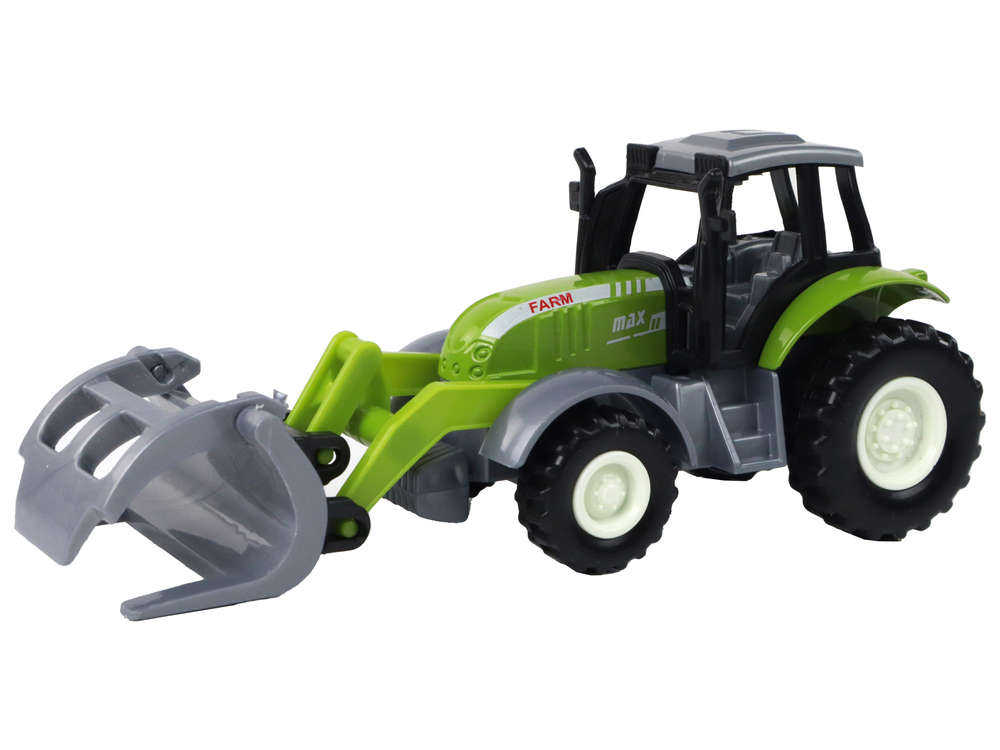 Traktor se lžící typu krokodýl zelený - Obrázek 2