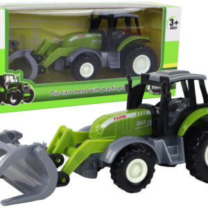 Traktor se lžící typu krokodýl zelený