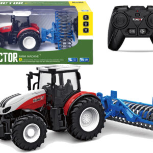 Traktor se zemědělským válcem na dálkové ovládání RC 1:24