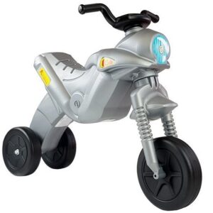 Tříkolový odrážedlo Enduro stříbrné 5045