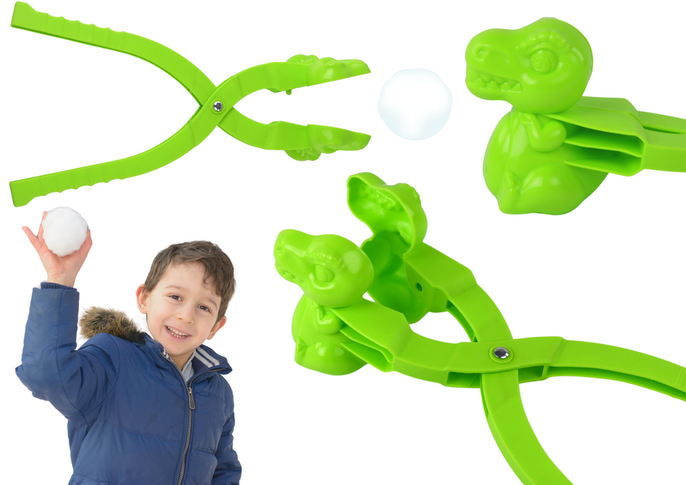 Tvořítko na sněhové koule dinosaurus zelený