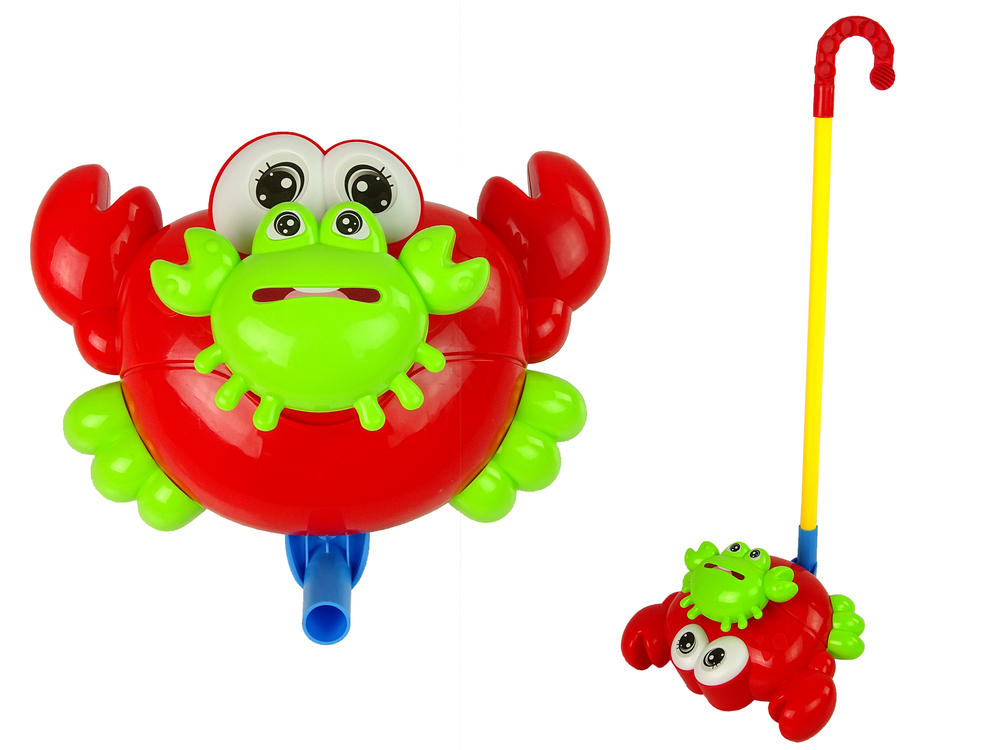 Tyčový tlačný krab červený