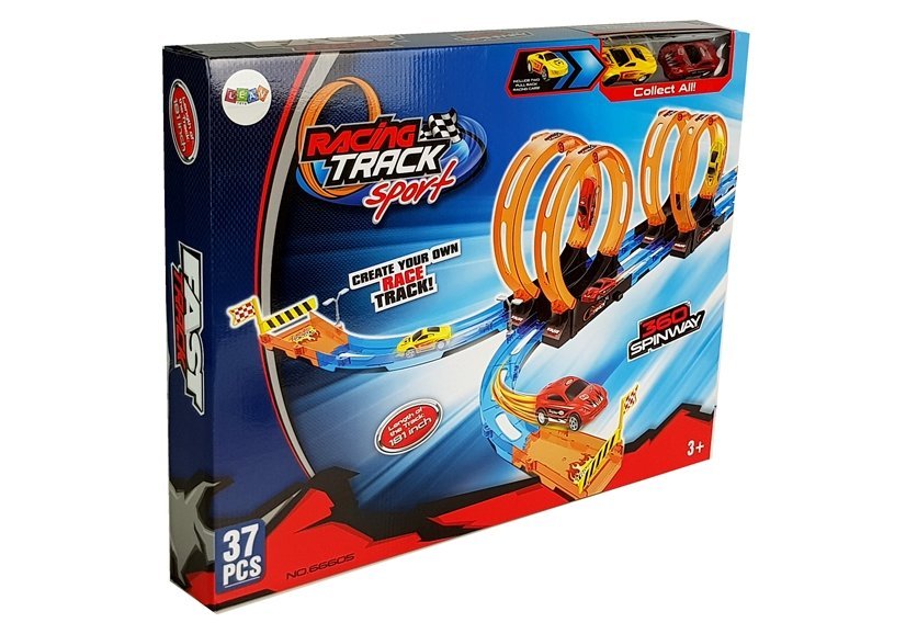 Velká autodráha s autíčky Racing Track 181 cm - Obrázek 2