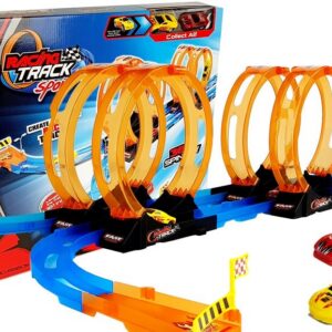 Velká autodráha s autíčky Racing Track 181 cm