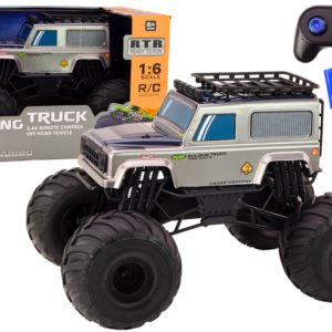 Velké terénní SUV na dálkové ovládání 2.4G RC 1:6 šedé