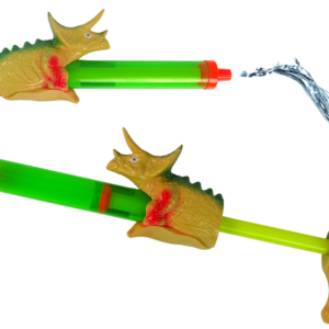 Vodní pistolka dinosaurus 40 cm zelená