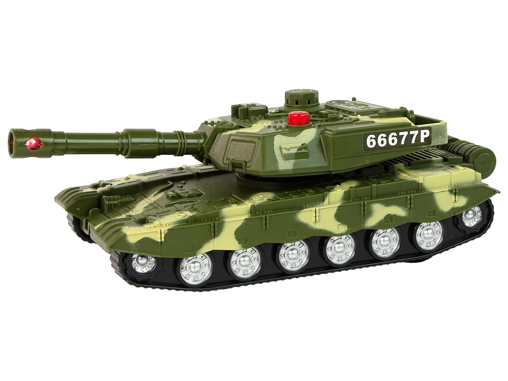 Vojenský tank s třecím pohonem a efekty - Obrázek 2