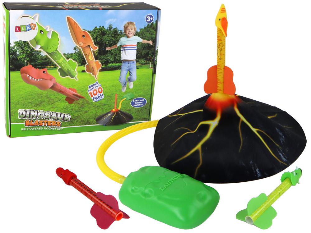 Vystřelovač pěnových raket dinosaurus