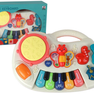 Vzdělávací hudební piano pro děti s motýlkem
