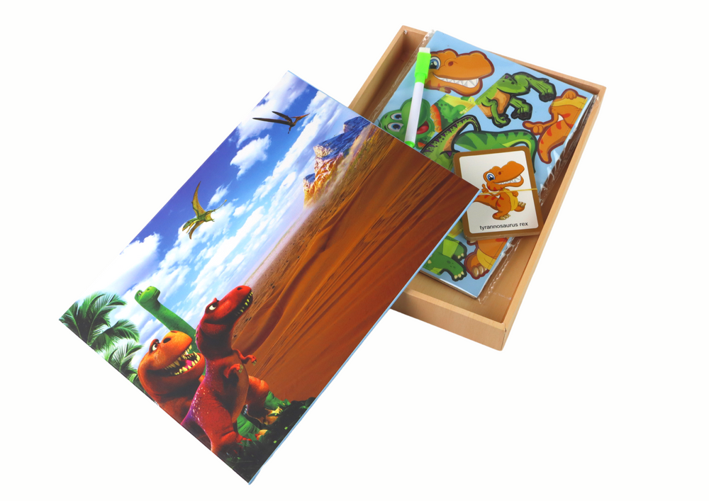 Vzdělávací magnetické puzzle dinosauři - Obrázek 2
