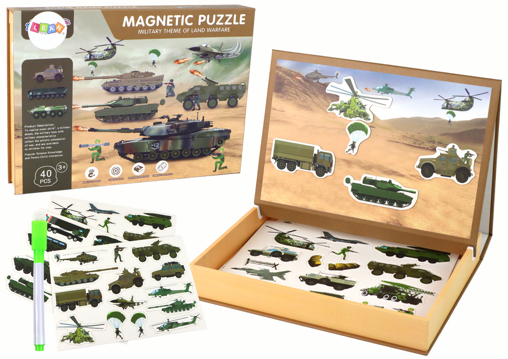 Vzdělávací magnetické puzzle