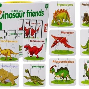Vzdělávací puzzle dinosauři