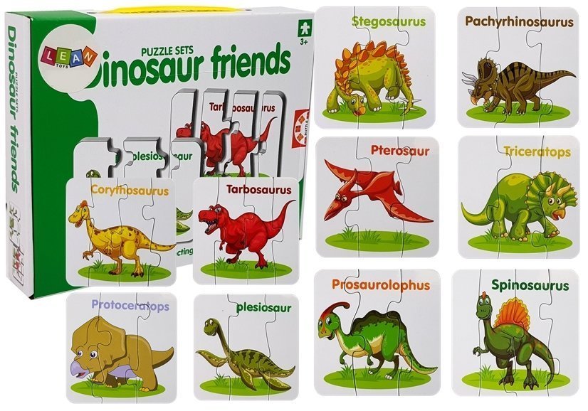 Vzdělávací puzzle dinosauři
