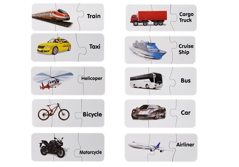 Vzdělávací puzzle doprava - Obrázek 2