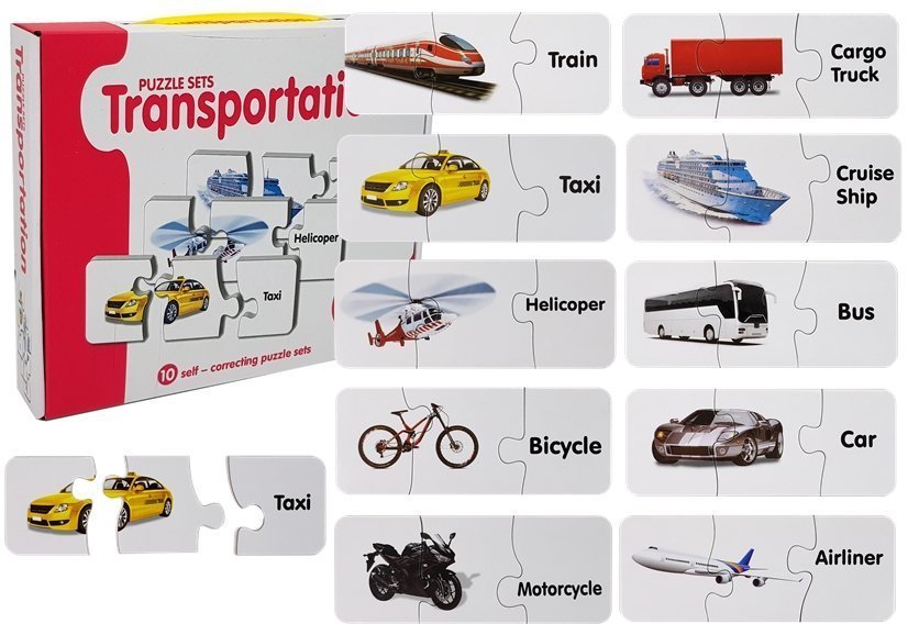 Vzdělávací puzzle doprava
