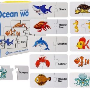 Vzdělávací puzzle mořský svět