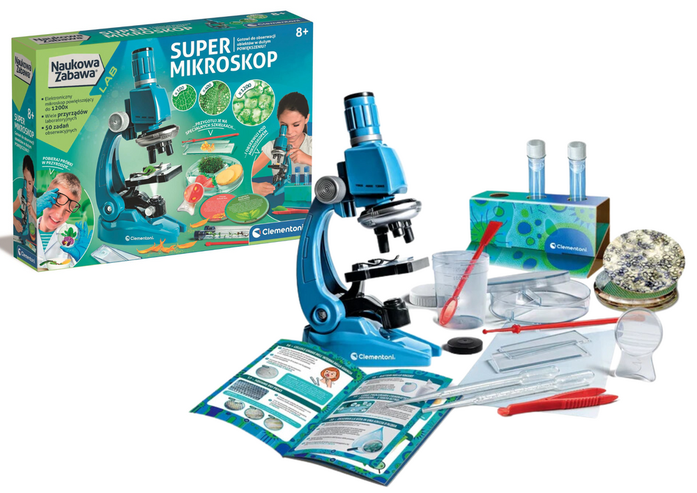 Vzdělávací sada Super mikroskop Clementoni 50755
