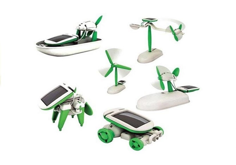 Vzdělávací solární robot Kit 6v1 - Obrázek 2