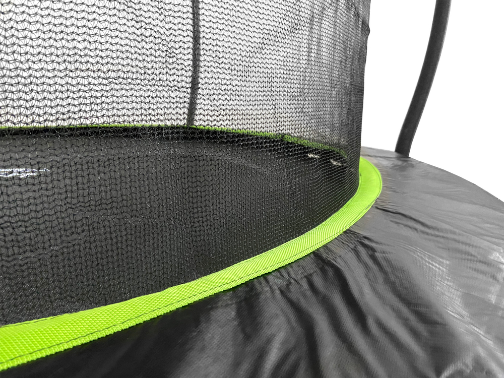 Zahradní trampolína 426 cm černo-zelená - Obrázek 2