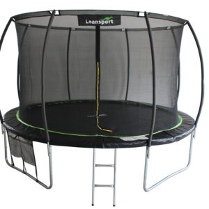 Zahradní trampolína 426 cm černo-zelená