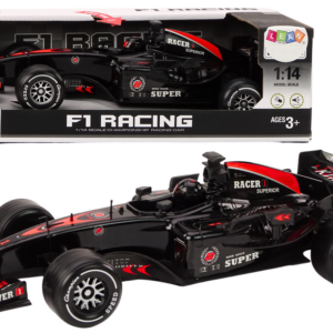 Závodní auto F1 sportovní s pohonem 1:14 černé se zvuky