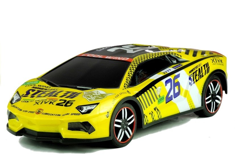 Závodní auto na dálkové ovládání Cool Wind R/C žluté - Obrázek 2