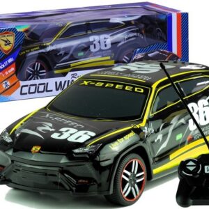 Závodní auto na dálkové ovládání R/C černé