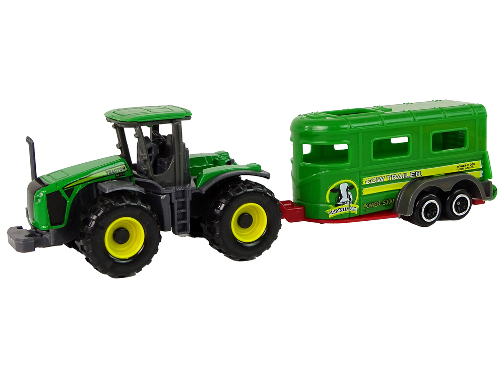 Zelený traktor s přívěsem - Obrázek 2