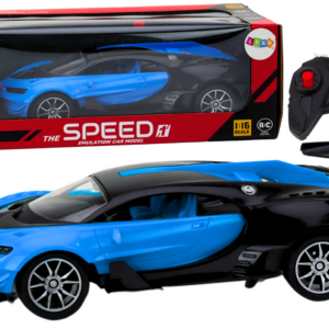 Sportovní dálkově ovládané auto RC modré 1:16