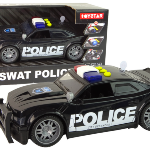 Autíčko policie se světly 1:14 černé