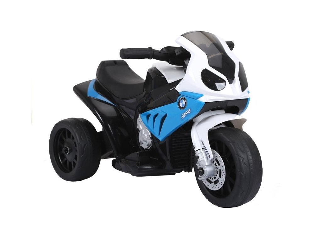 Dětská elektrická motorka BMW S1000RR tříkolka modrá - Obrázek 2