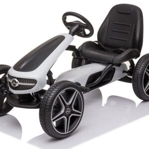 Dětská šlapací motokára Mercedes XMX610 bílá