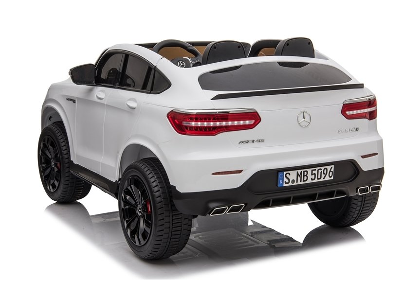Dětské elektrické autíčko Mercedes GLC 63S 4x4 dvoumístné bílé - Obrázek 2