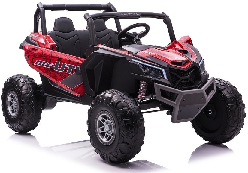 Dětské elektrické auto Buggy UTV-MX 4x4 LCD MP4 Spider lakované červené - Obrázek 2